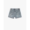 Koton Girls's Extra Mini Slim Cut Gleamy Embroidered Cotton Shorts,