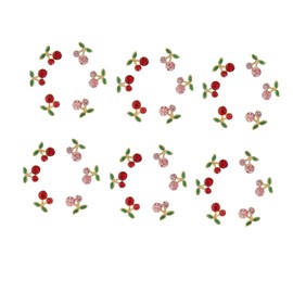 Baluue Cherry Shape Nail Charms Glitter Nail Charms Women's Jewelry 36 Pcs Kit
