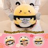 TOYSYM Bee Plush, Emotional Inspirational Support Bee Stuffed Animal, Cute