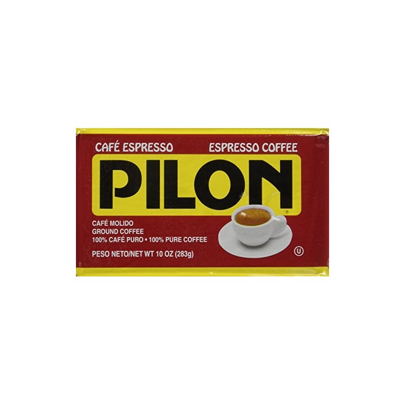 Pilon Espresso 100 % Arabica Coffee, 10 Ounce Bricks