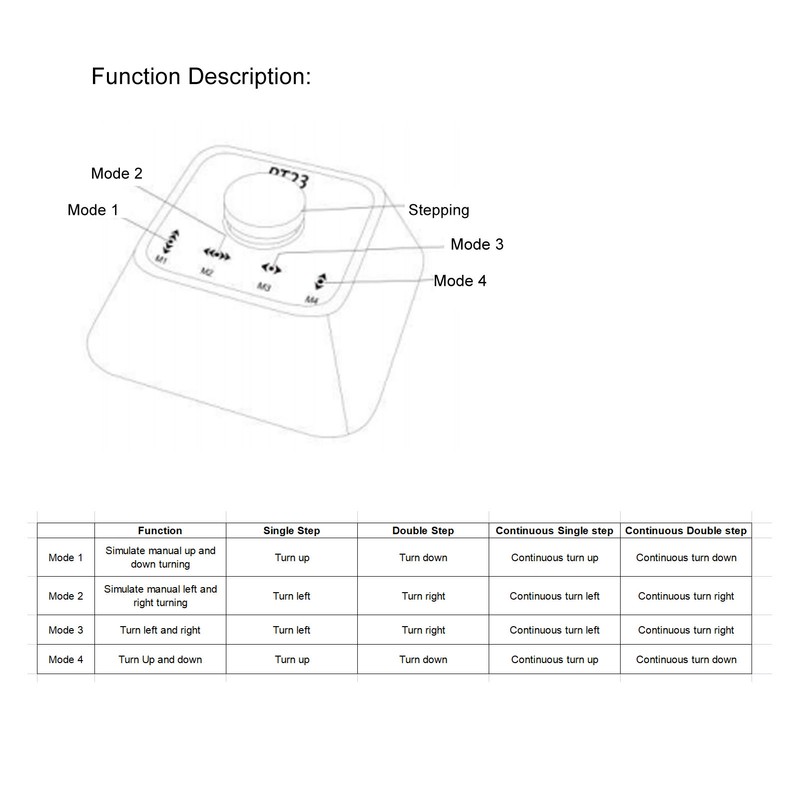 Bluetooth Multimedia Controller Long Endurance Wide Compatibility Multifunctional Foot Control