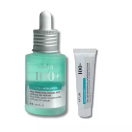 Anua 아누아 PDRN 히알루론산 캡슐 100 세럼 50ml + 수분크림 10ml Anua PDRN Hyaluronic Acid Capsule 100 Serum 50ml + Moisturizing Cream 10ml