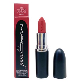 MAC Cosmetics Ximal Silky Matte Lipstick - 668 Forever Curious (Pinky red) .12 Oz / 3.5 g