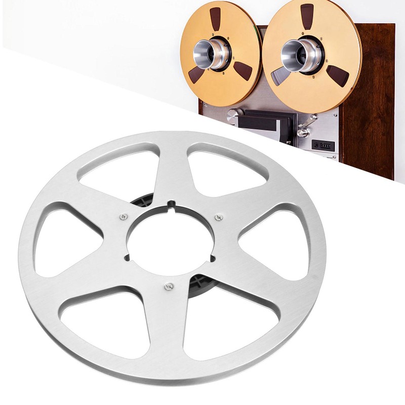 1/4 10.5 Inch Empty Tape Reel 6 Hole Aluminum Alloy