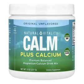 Citrato De Magnesio Con Calcio 277 G Natural Vitality Calm Sin Sabor