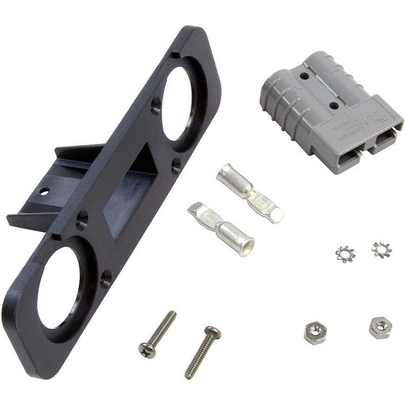 Powerwerx PanelPlateSB3 for Anderson SB50 Series Connectors with Two Panel
