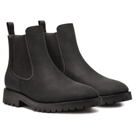 Thursday Boot Company Men's Legend Rugged & Resilient Chelsea Leather Boot, Black Matte, 12