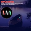Treela 12 Pieces Battery Boat Navigation Lights Battery Powered Kayak