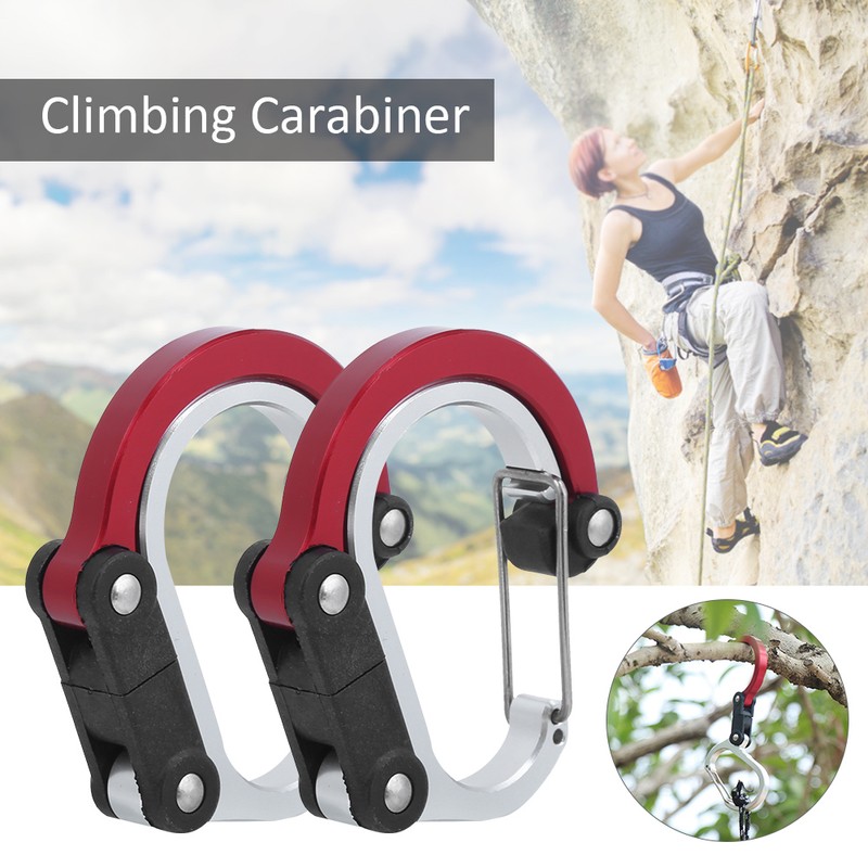 Aluminum Carabiner MultiFunction Outdoor Travelling Quick Hanging External Buckle 2