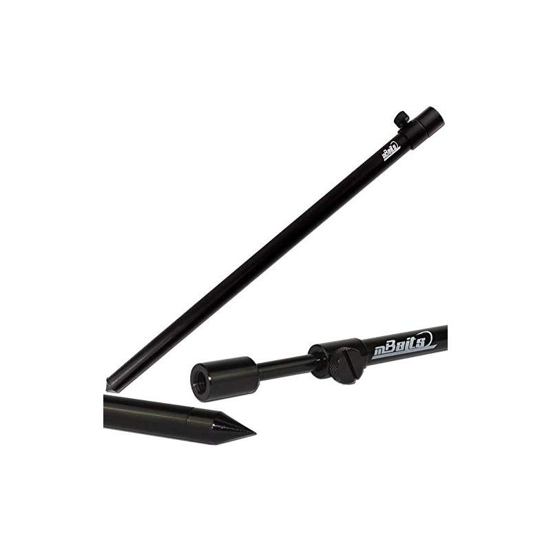 Angel-Berger Magic Baits Black Bankstick Rod Holder Various Lengths Aluminium