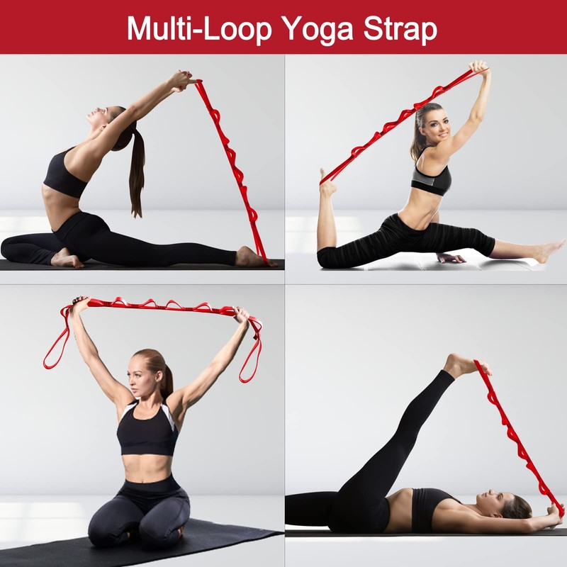 DASKING 2 Pack Daisy Chain, 110cm Yoga Hammock Extension Strap,