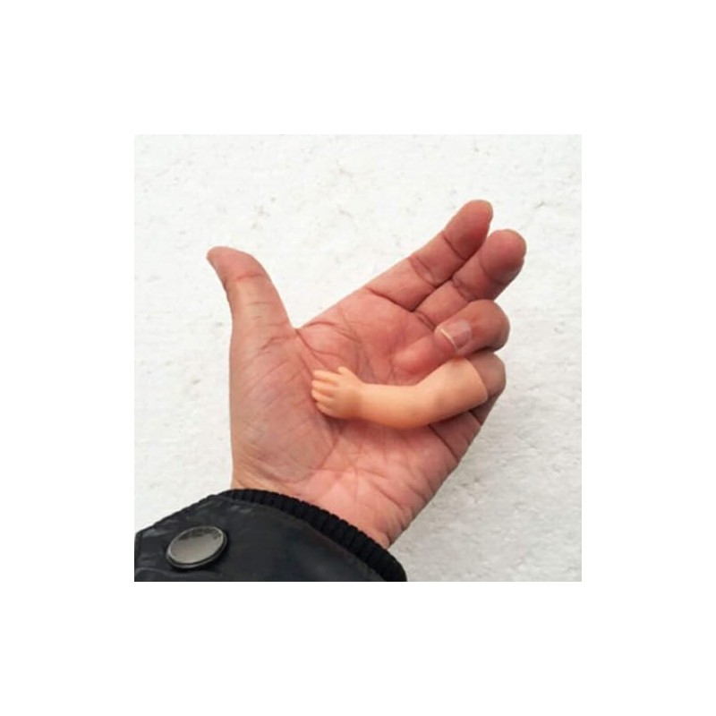 Jizlan 1Pc Little Hand Coin Disappeared Trick Tools Close-Up Magic