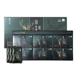 Korea Ginseng Corporation 고려인삼 녹용 홍삼 진액 70ml 30포 Korean Ginseng Deer Antler Red Ginseng Extract 70ml 30 pouches