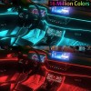 XUKEY 6m RGB Lamp Car APP Music Control Atmosphere Interior