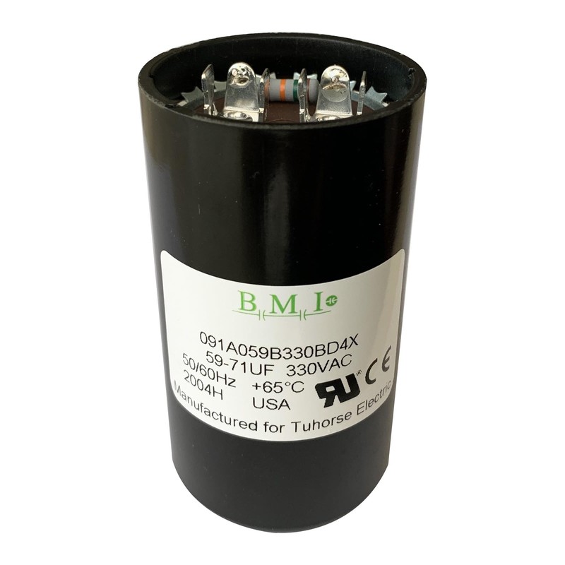 BMI 59-71 MFD (uF) Motor Start Capacitor, Compatible Replacement Part