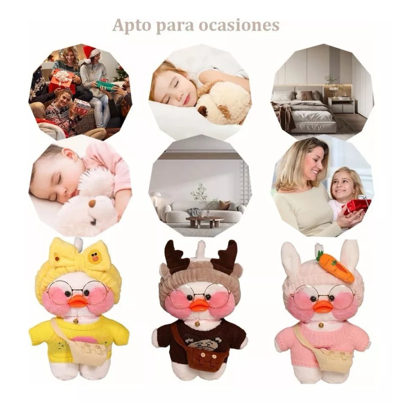 Generic Anriy 30cm Kawaii Patito De Peluche Lalafanfan Con