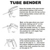 Pipe Bender 3-in-1 Manual Pipe Bender 3mm 4mm 6mm Pipe