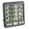 TFA-Dostmann radio-thermo-hygrometer, climate monitor TFA 30.3054, room climate control.