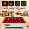 GDDGHS Mini Pancake Maker Machine, 25PCS Mini Dutch Pancake Baker