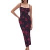 CHYRII Women 2025 Summer Spaghetti Straps Floral Maxi Dress Bodycon