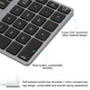 Teclado numérico, 35 teclas Teclado numérico ultrafino portátil Inalámbrico Bluetooth