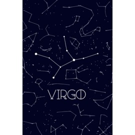 Virgo Notebook Star Sign Journal Zodiac Diary Gift - 100 Blank Pages