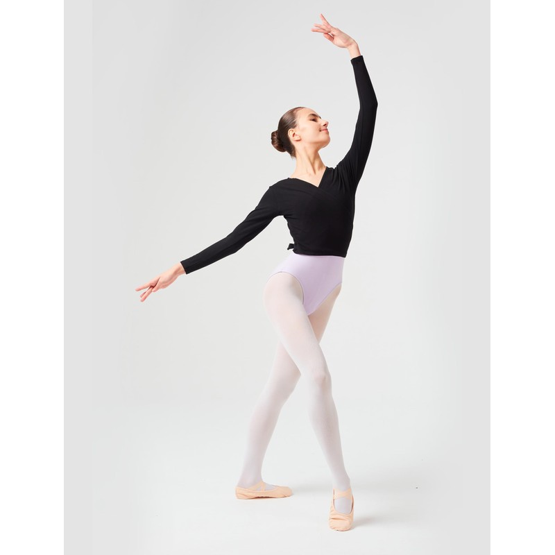 tanzmuster girls´ ballet wrap cardigan 'Mandy' - made of soft