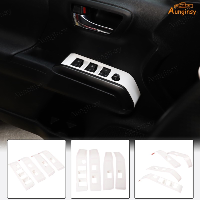 Aunginsy Car Door Window Glass Lift Button Panel Trim Cover