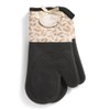 Badgley Mischka Oven Mitts, Set of 2, Metallic Gold Foil