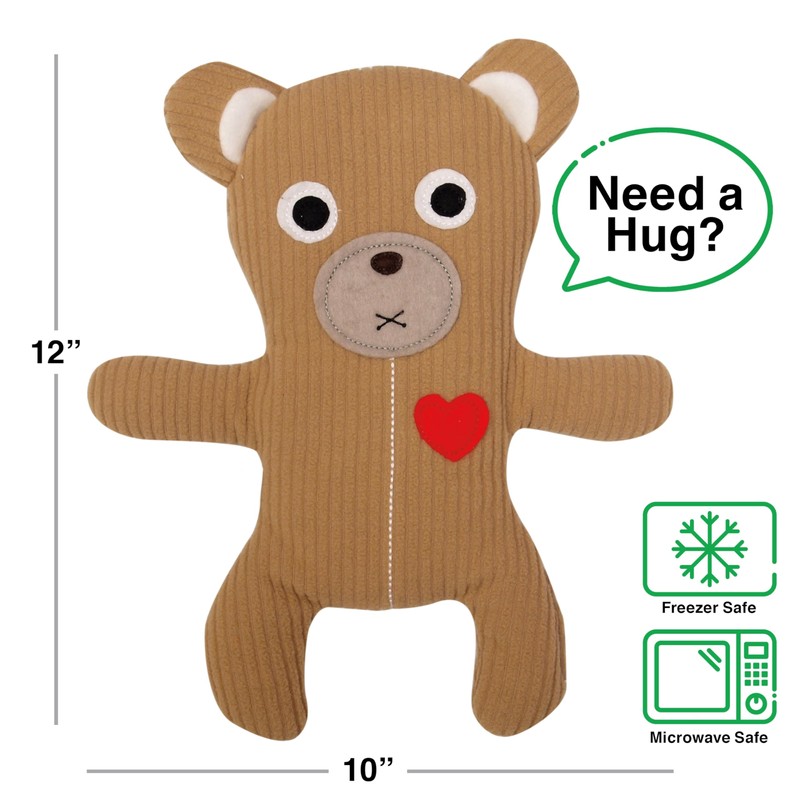 GAMAGO Teddy Bear Heating Pad & Pillow Huggable - Microwavable