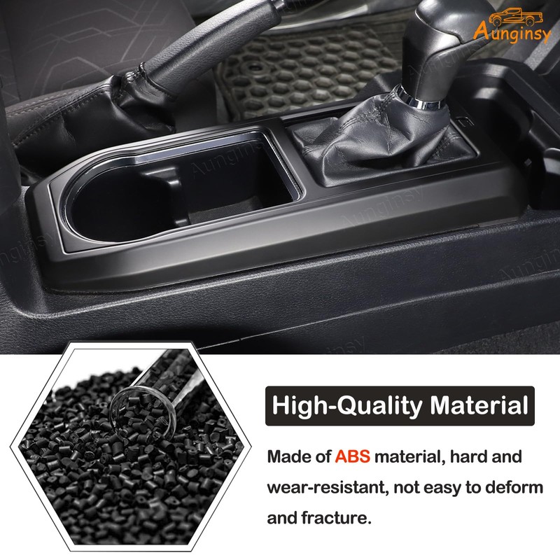 Aunginsy Car Central Control Gear Shift Panel Cover Cup Holder