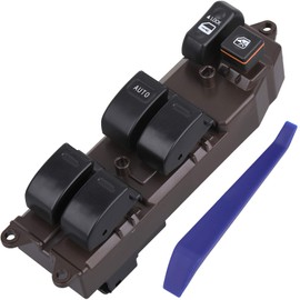84820AA070 Interruptor de ventana eléctrica del lado del conductor, compatible con Toyota Camry 2002-2006, Corolla/Matrix 2003-2008, Sienna 2004-2009, Tacoma 2005-2007, Scion xA/xB, reemplazar 848