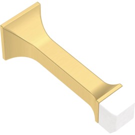 Franklin Brass Classic Edge (5-Pack) Door Stop 3' Modern Gold Stoppers, Baseboard, Solid Rigid Bumper, Protect Walls/Doors B47252K-117-C