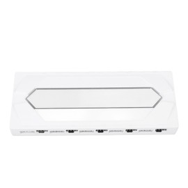 ARGB PWM Fan Hub, 1 to 10 Serial ATA Power Port 5V 3Pin Magnetic Base PC Case Fan Splitter with Remote SATA Power Input, RGB Computer PC Case Fan Hub (White)