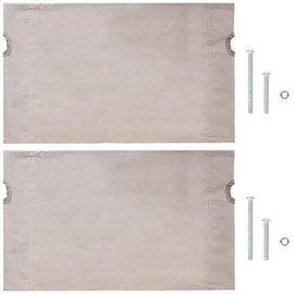 GORGECRAFT Medium Size Camp Chair Replacement Fabric Oxford Cloth Outdoor Folding Chair Seat Replacements 480x285mm Khaki Waterproof High Back Camping Chair Cover for Hiking Backpacking Sports