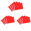 Red Mini Flag 12 Pack - Hand Held Miniature Flags