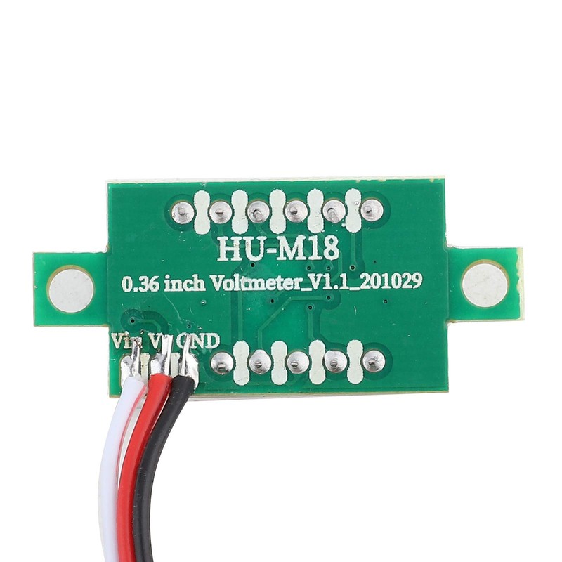 5Pcs DC 4-30V Mini Digital Voltmeter Three‑Wire LED Voltmeter Display