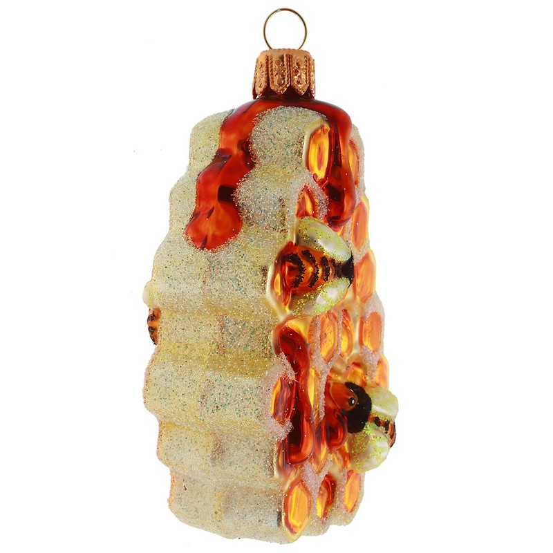Hamburger Weihnachtsontor - Christmas Tree Decoration - Honeycomb with Bees