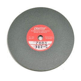 Cratex 302F Rubberized Abrasives Wheels 3X1/8X1/4 Fine