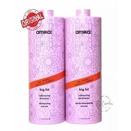 Amika BIG HIT Volumizing Shampoo & Conditioner 33.8 oz Duo - NEW