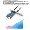 PCIe WiFi Card, 2.4GHz 5GHz Dual Band Wireless Adapter, Bluetooth