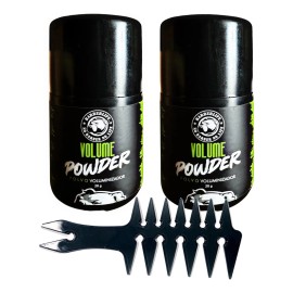 Kit 2 Ceras En Polvo Textura + Peine Texturizado