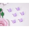 Mini Butterfly Hair Clips 20Pcs Tiny Glitter 90s Hair Claws