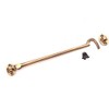 10" (250mm) Antique Heavy Duty Brass Cabin Hook & Eye