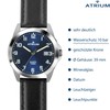 Atrium Mens Ultra Clear Silver Luminous Hands Date Quartz Watch