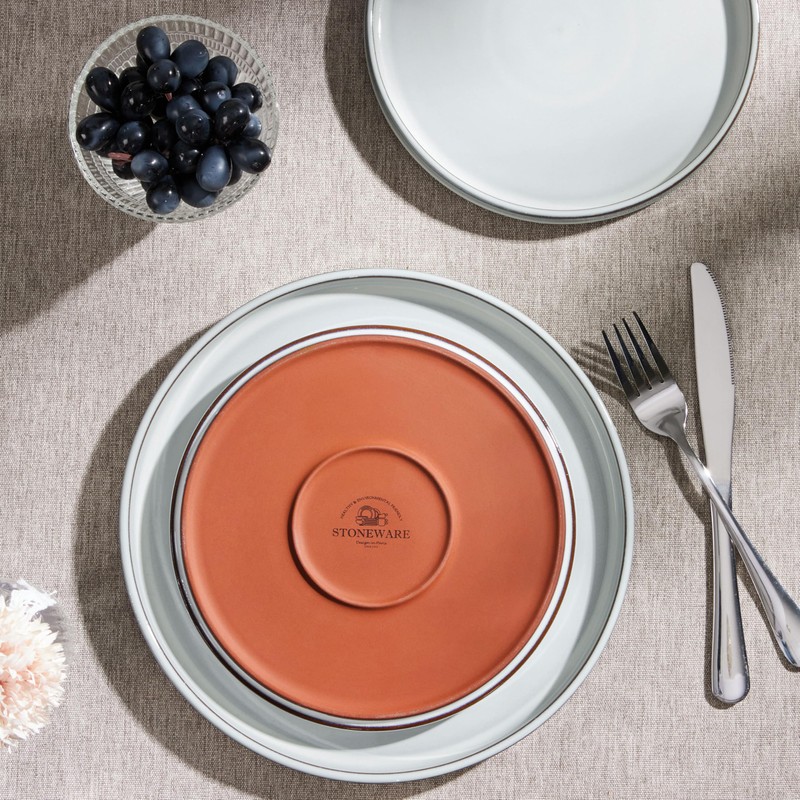 Herogo Plates and Bowls Dinner Dishes Sets for 6, 18