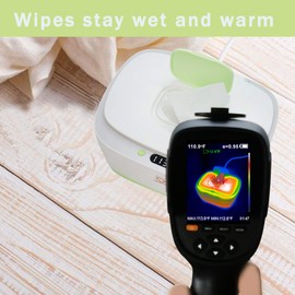 Lilmonki- Wet Wipe Warmer and Dispenser - For Baby Wipes - BPA-Free - Includes Bonus Changing Pad