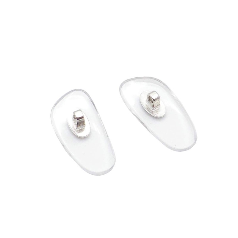 Antibacterial Natural Material Glasses Nose Cone Pad Large (Silver, Large)