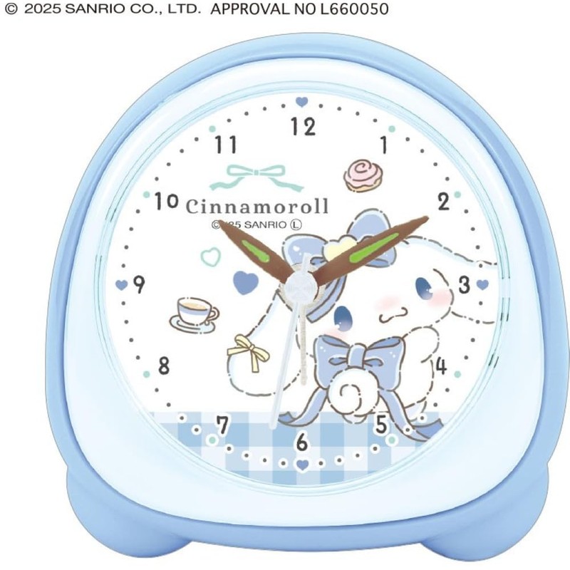Sanrio Cinnamorol Mini Light Clock, Lunn Ribbon
