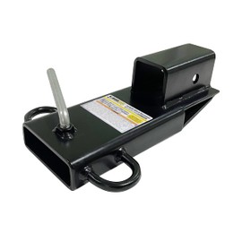 MaxxHaul 50626 Clamp On Forklift Hitch Receiver 2 Inch Trailer Towing Adapter